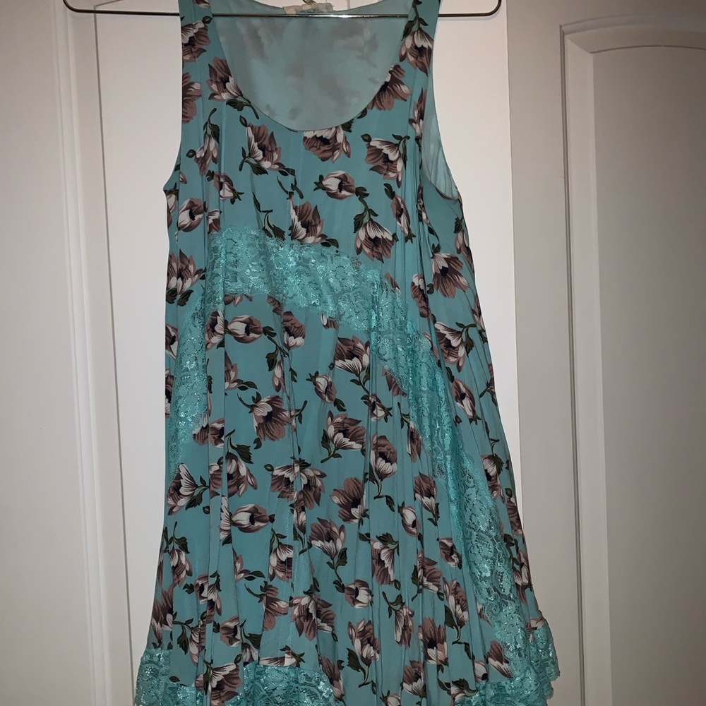 Entro brand blue and grey tank top